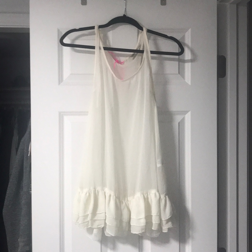 Free people white ballet tunic